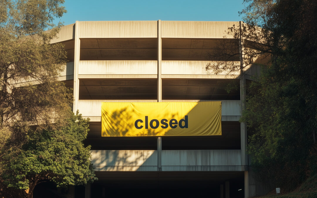 Important Update Oct 2024: Parking Garage Closing